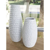 2 Piece Churchill Off-White Ceramic Table Vase Set