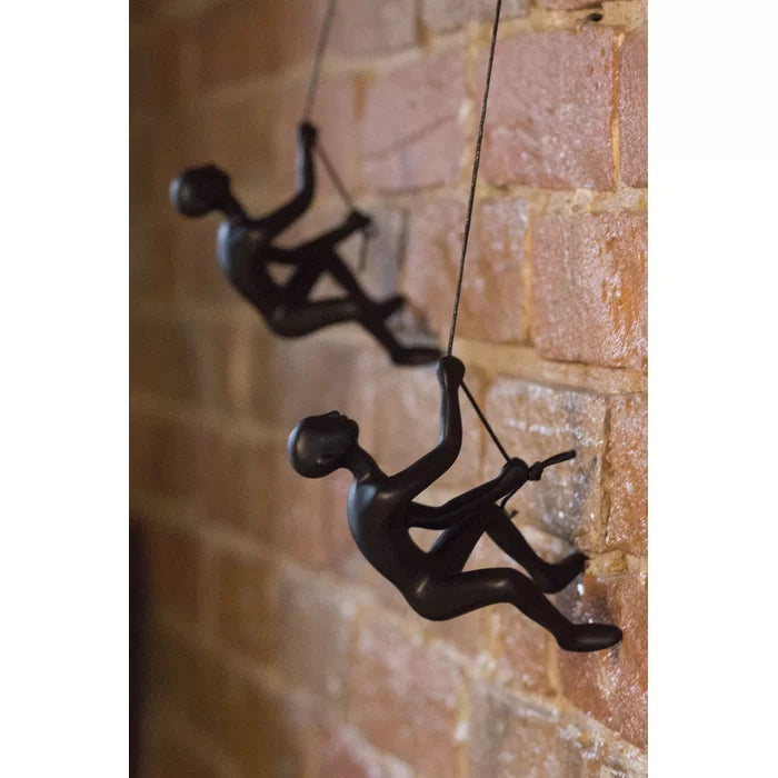 2 Piece Climbing Man Wall Décor Set (Set of 2)