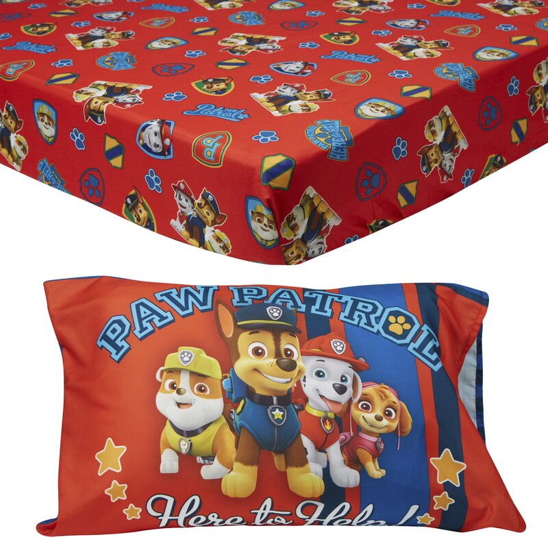 2 Piece Fitted Toddler Bedding Set