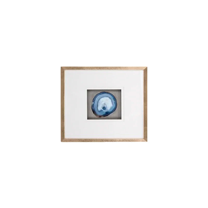 2 Piece Framed Agate Wall Décor Set