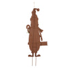 2 Piece Metal Christmas Snowman & Santa Yard Stake or Standing Decor or Wall Decor Set