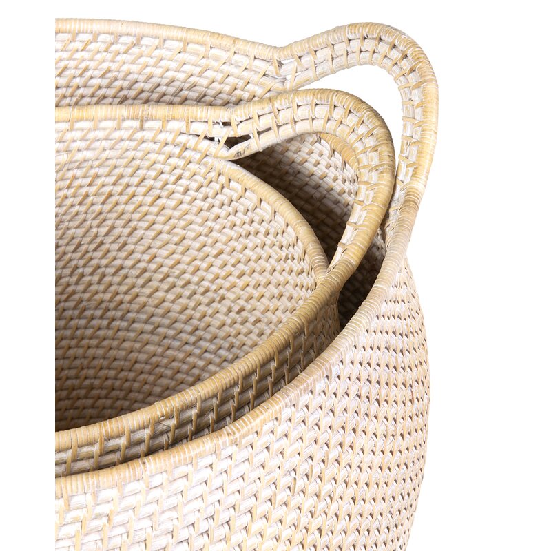 2 Piece Rattan Basket Set (Set of 2) KB102