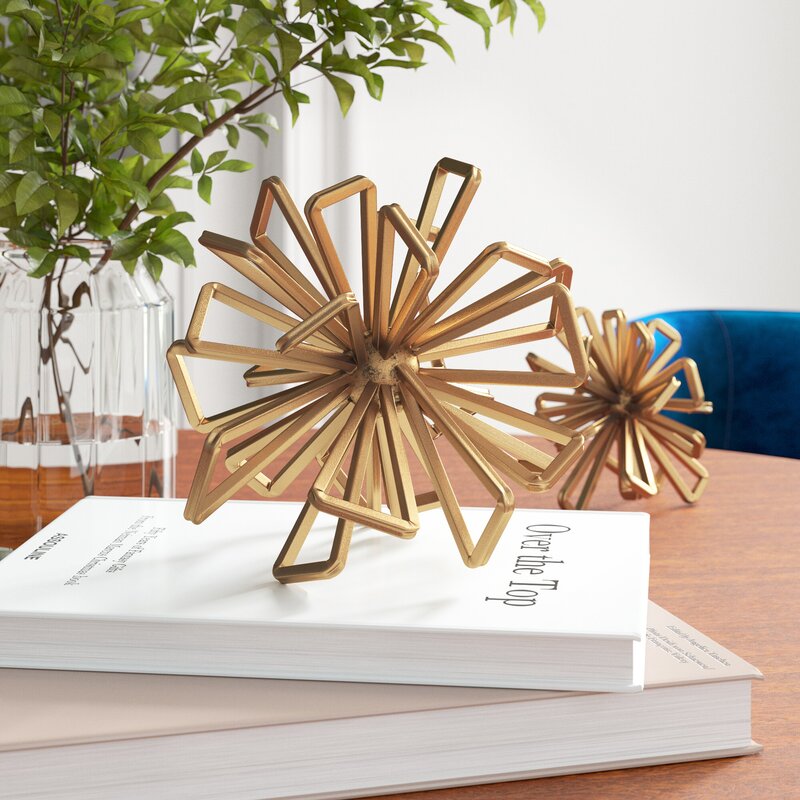 2 Piece Sienna Starburst Sculpture Set