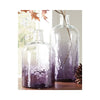 2 Piece Susette Clear And Purple Ombre Glass Table Vase Set HAB236