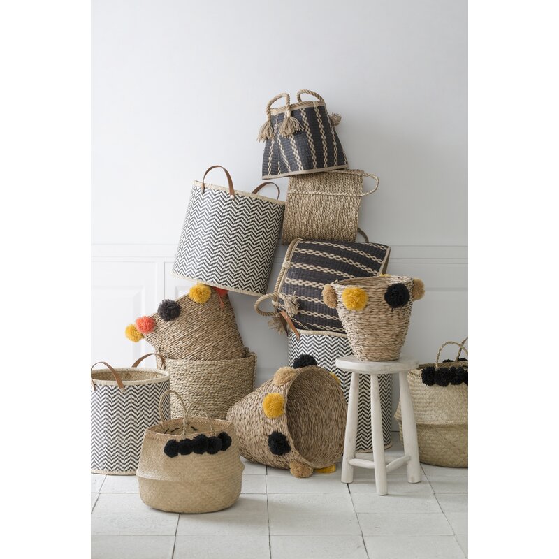 2 Piece Wicker Basket Set K7106