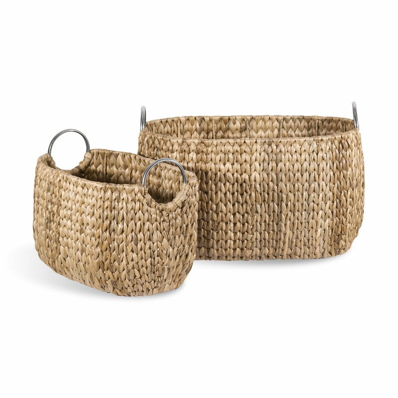 2 Pieces Wicker Basket Set CYB660