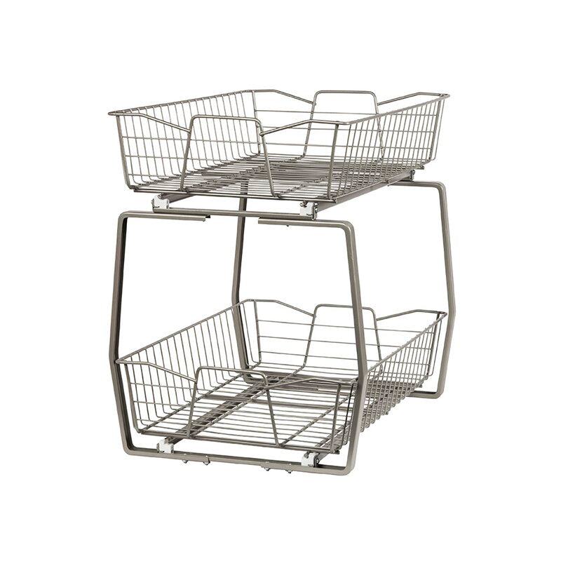 18.88" H x 14.62" W x 20" D 2 Tier Pull Out Drawer HAB237