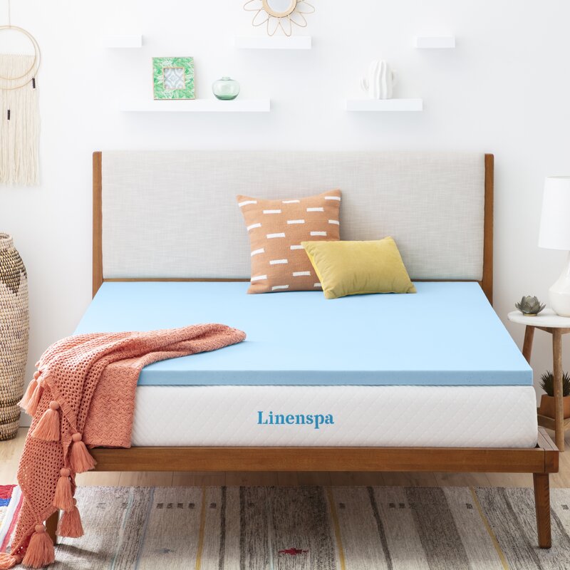 2" Gel Memory Foam Mattress TWIN XL Topper VB162