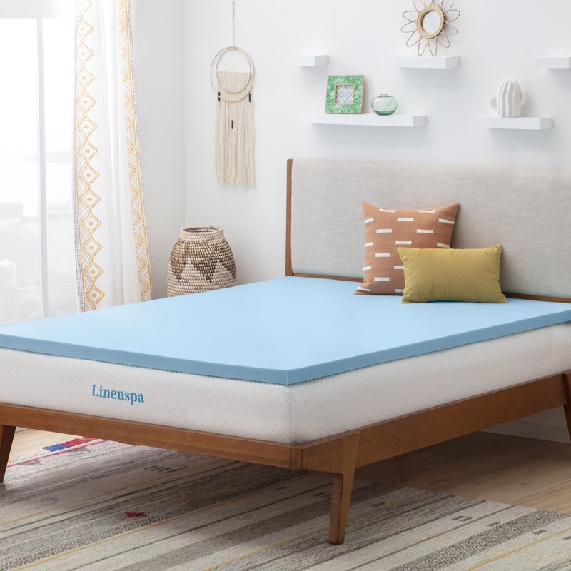 2" Gel Memory Foam Mattress TWIN XL Topper VB162