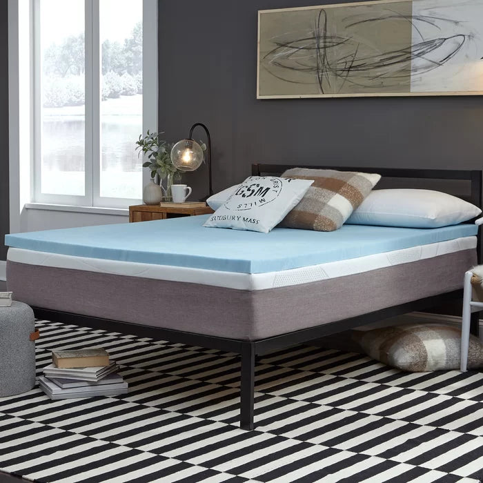 2" Gel Memory Foam Mattress Topper, Full
