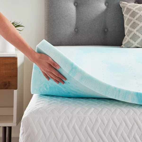 2" Mattress Topper Gel Memory Foam king