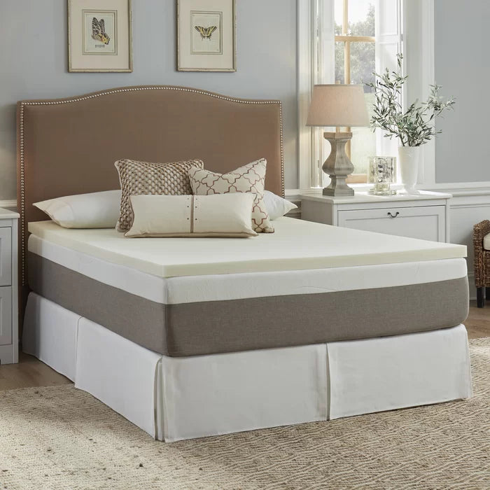 2" Memory Foam Mattress Topper Queen