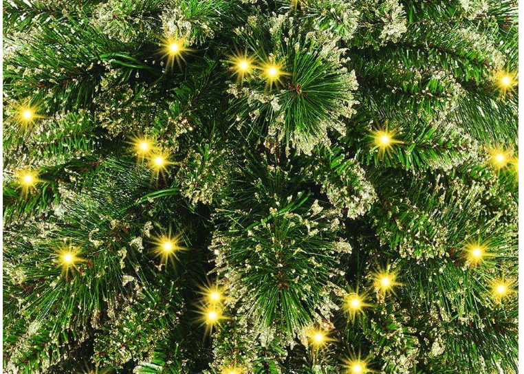 9 ft. x 10 in. Glittery Gold Pine Garland with Glitter, Gold Cones, Gold Glittered Berries