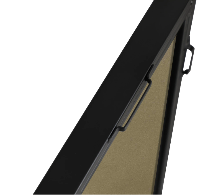 Elegant Lighting Eternity 28" x 42" Rectangular Beveled Metal Framed Bathroom Mirror