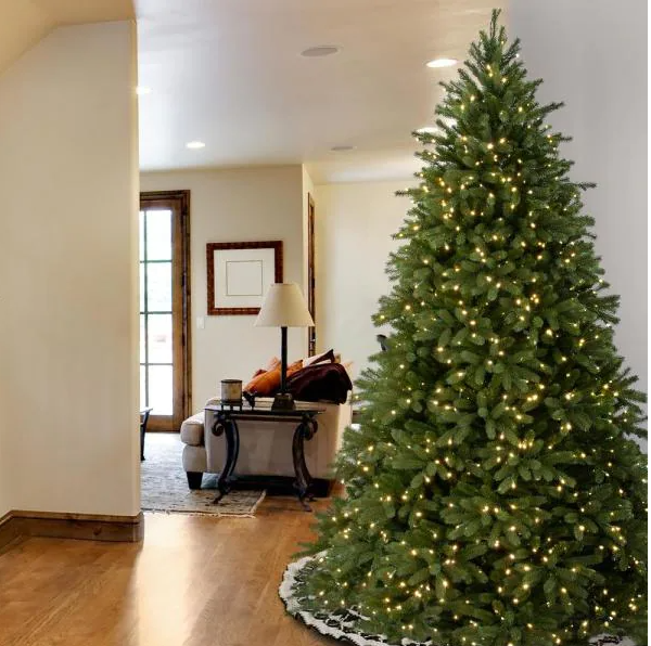 7.5 ft. Jersey Fraser Fir Deluxe Tree with Dual Color LED Lights