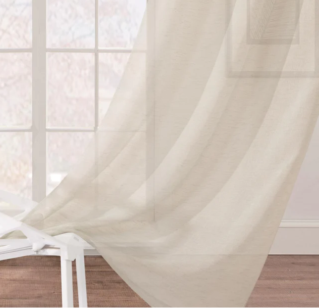 Blended Linen Window Panel Pair 76" x 96" (set of 2)