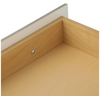 4 in. H x 24 in. W White Wood Drawer KB1062-A5-B1-P1