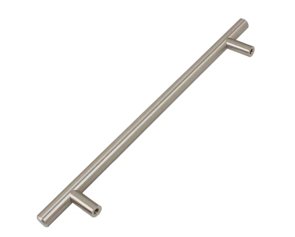 7-5/8 in. Center-to-Center Stainless Steel Finish Solid Handle Bar Pulls (10-Pack)