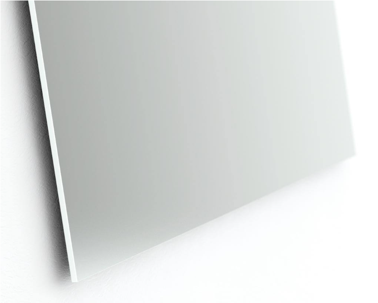 27 in. W x 41 in. H (L1) Frameless Rectangular Standard Glass Bathroom Vanity Mirror
