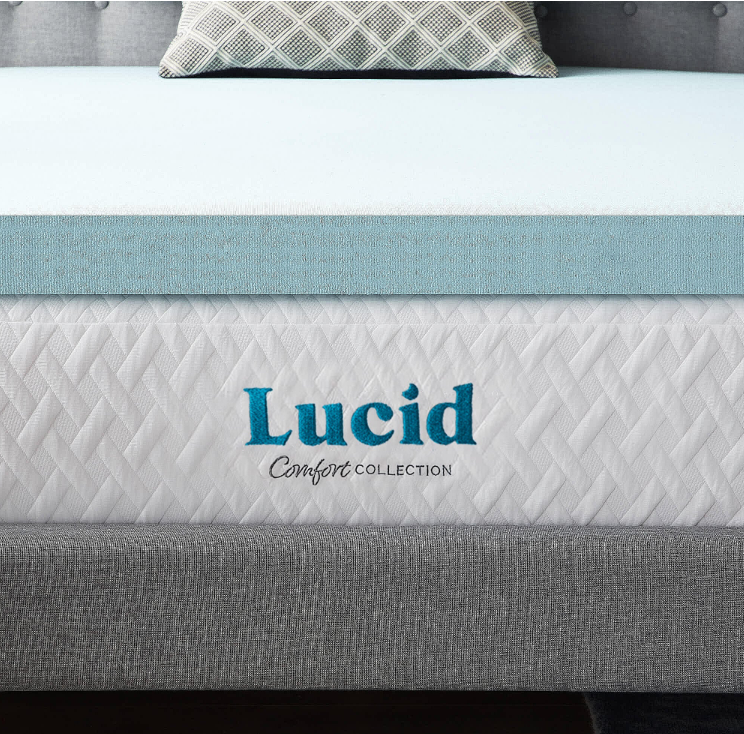 4 Inch Gel and Aloe Infused Memory Foam Topper - Full