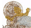 55 in. Crystal Splendor Nativity Set with 150 Mini Clear Lights