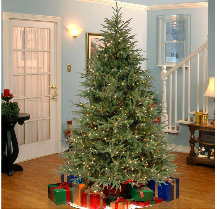 7.5 ft. Frasier Grande Artificial Christmas Tree with Clear Lights