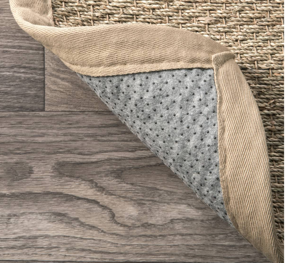 Beige Seagrass with Border 3' x 5' Area Rug