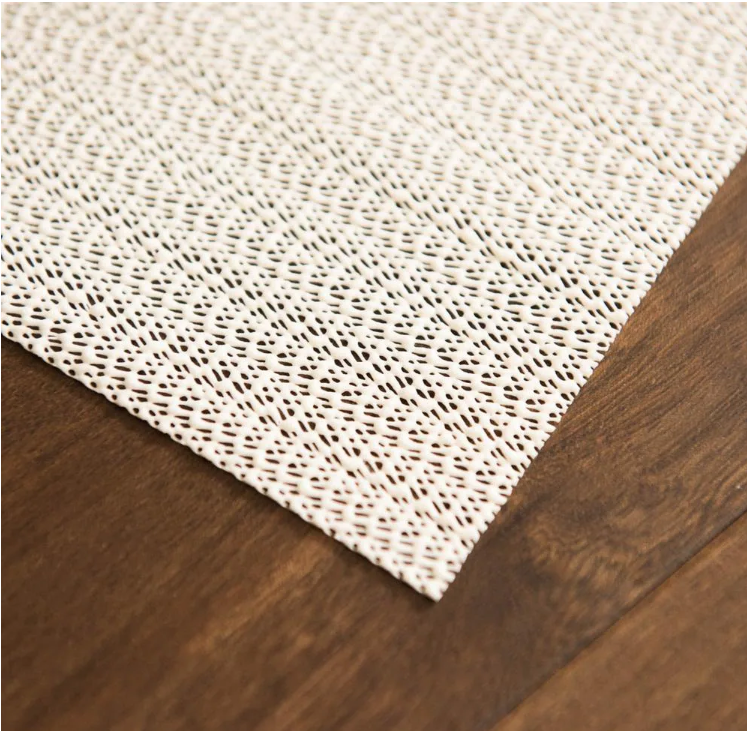 9 ft. x 12 ft. Rubberized Non-Slip Area Rug Pad Gripper in White (Set of 3)
