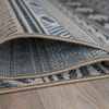 Bahama Cream 7 ft. 10 in. x 10 ft. Modern Bohemian Global Indoor/Outdoor Area Rug