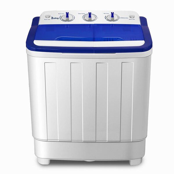 5.8 cu.ft. High Efficiency Portable Washer and Dryer Combo, Blue/White (#K6691)