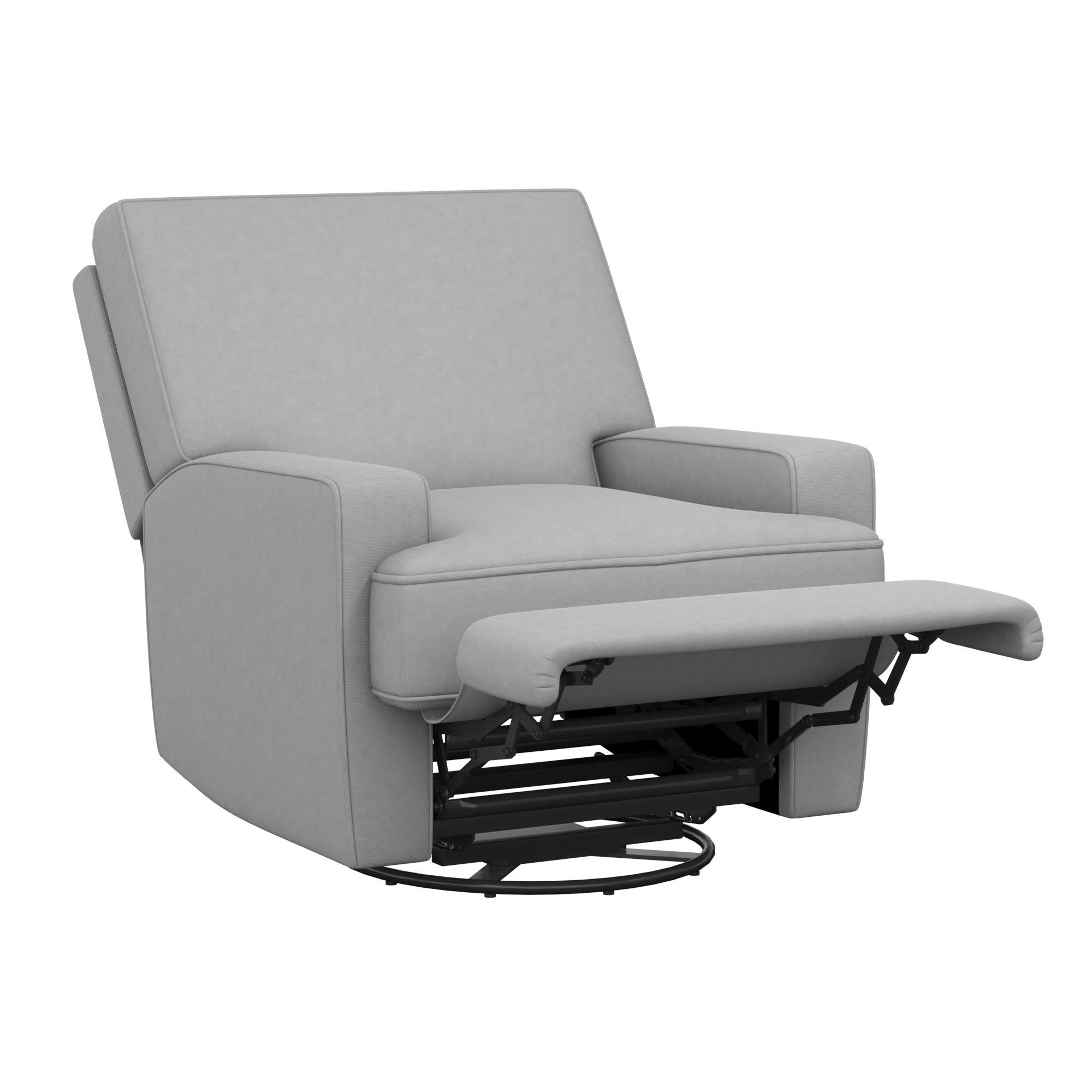 Baby Relax Rylan Swivel Gliding Recliner, Gray CYB351