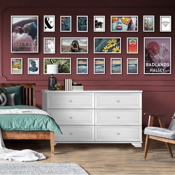 Belle Isle Furniture South Lake 6 Drawer Double Dresser