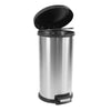 Stainless Steel 10.5 Gallon Round Step Trash Can