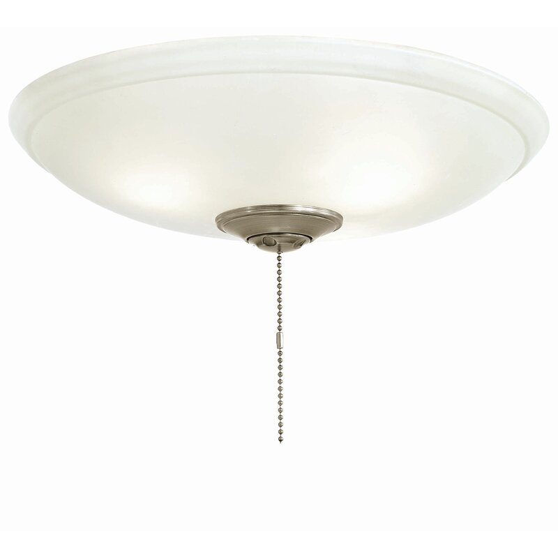 3-Light Universal LED Ceiling Fan Globe Light Kit CYB238