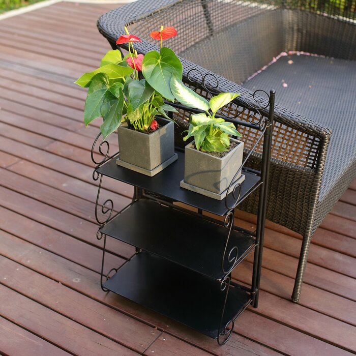3-Tier Steel Versatile Indoor Plant Stand (#K1878)