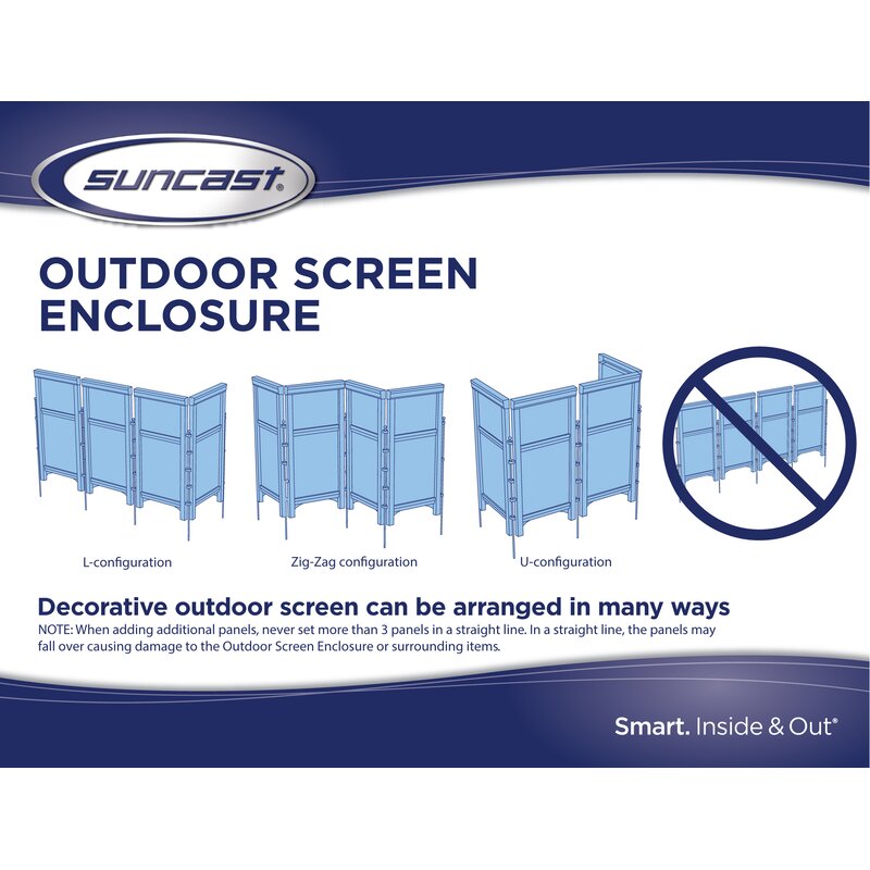 3.5 ft. H x 2 ft. W Outdoor Privacy Screen SHB268