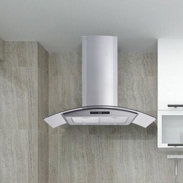 30" 520 CFM Convertible Wall Mount Range Hood in Stainless Steel K8018