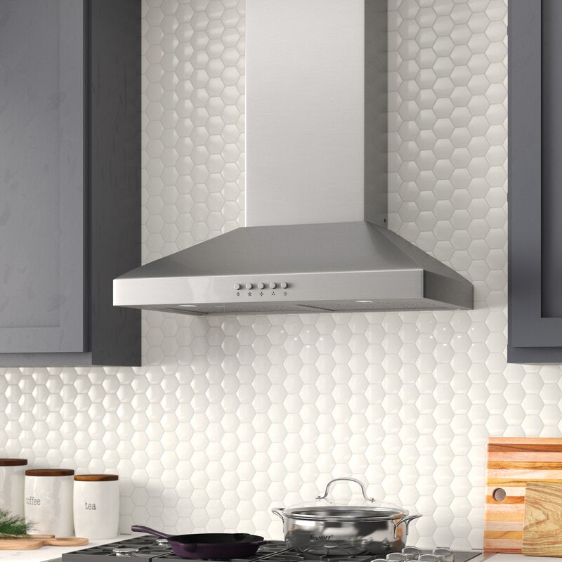 30" W103C Series 350 CFM Convertible Wall Mount Range Hood CL575