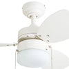 30'' Charlack 3 - Blade LED Standard Ceiling Fan with Pull Chain and Light Kit Included
