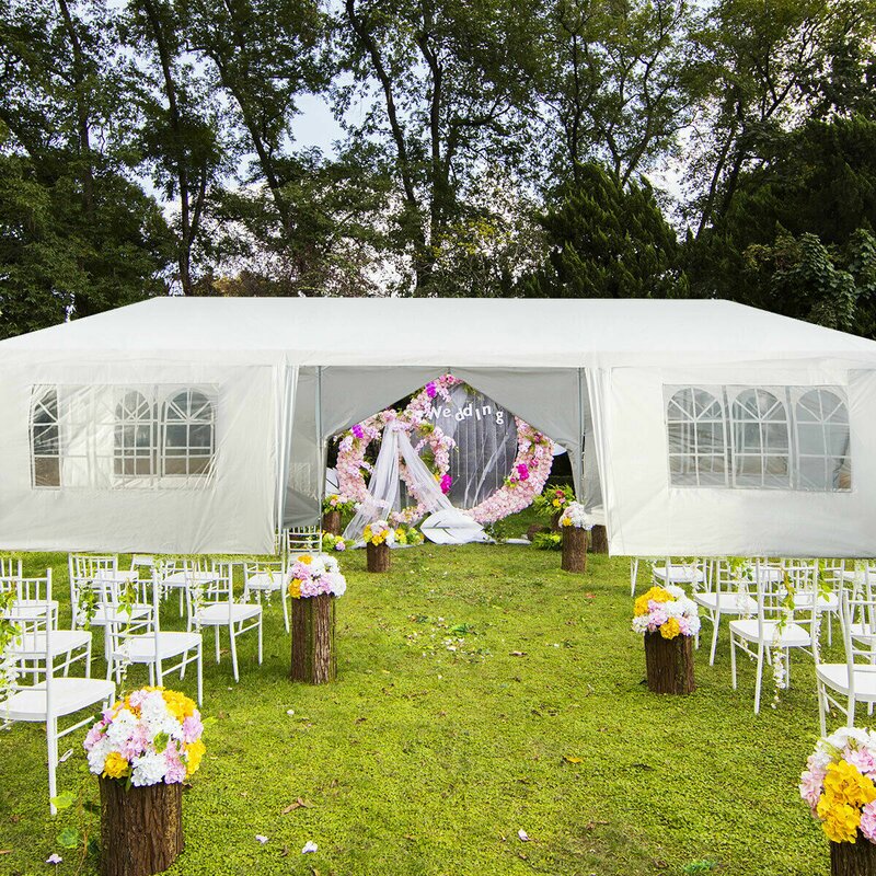 30 Ft. x 10 Ft. Steel Party Tent HB563-A2-B3-P2