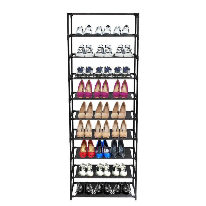 30 Pair Stackable Shoe Rack