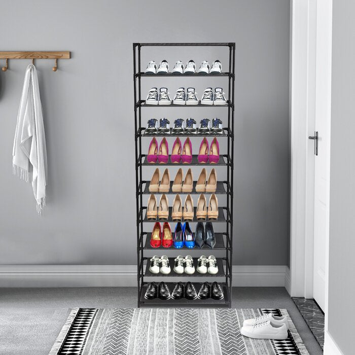 30 Pair Stackable Shoe Rack