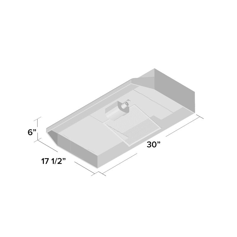 30" 41000 Series Ductless Under Cabinet Range Hood SHB388