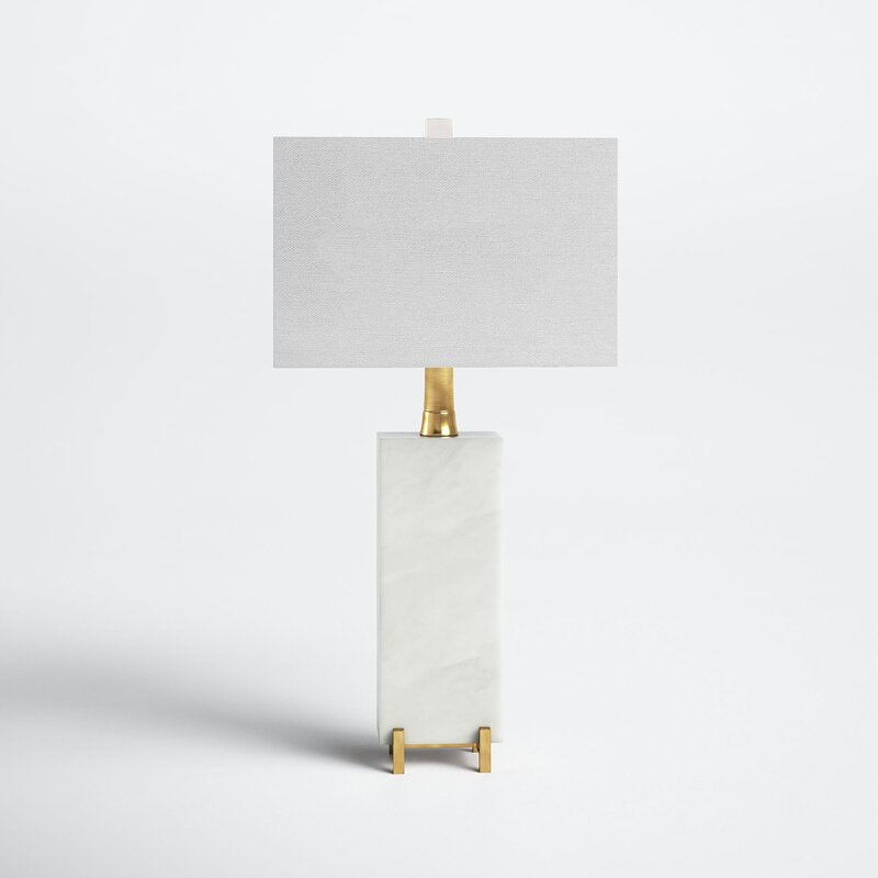 30" White Table Lamp CYB475