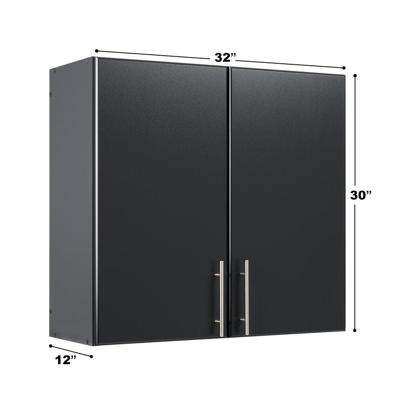 Black 30" H x 32" W x 12" D Wall Cabinet CYB174