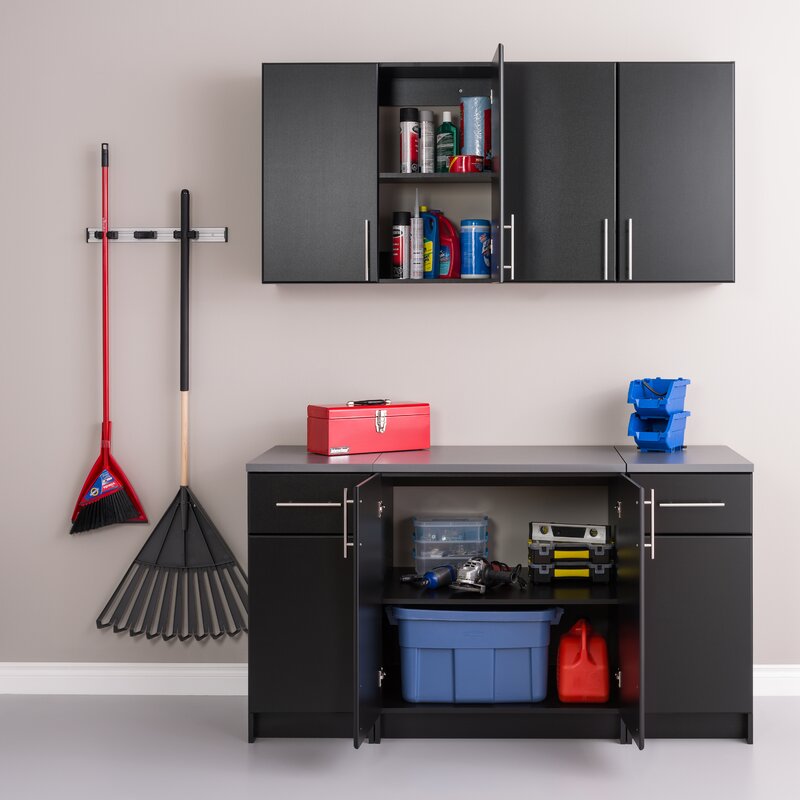 Black 30" H x 32" W x 12" D Wall Cabinet CYB174
