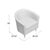 31.5'' Wide Barrel Chair