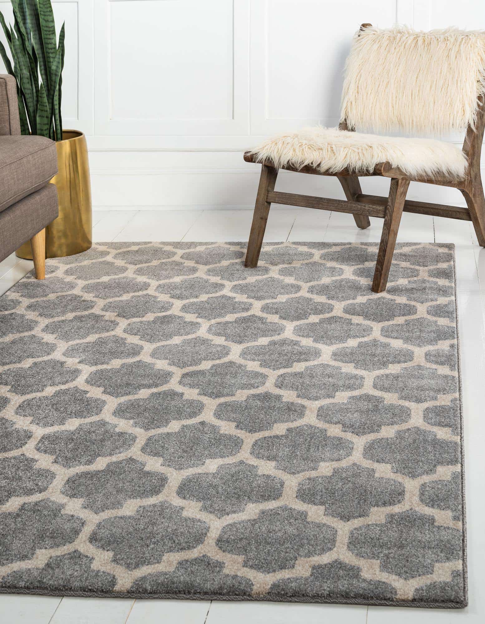 3' 3 x 5' 3 Lattice Rug KRUG365-B1-S1