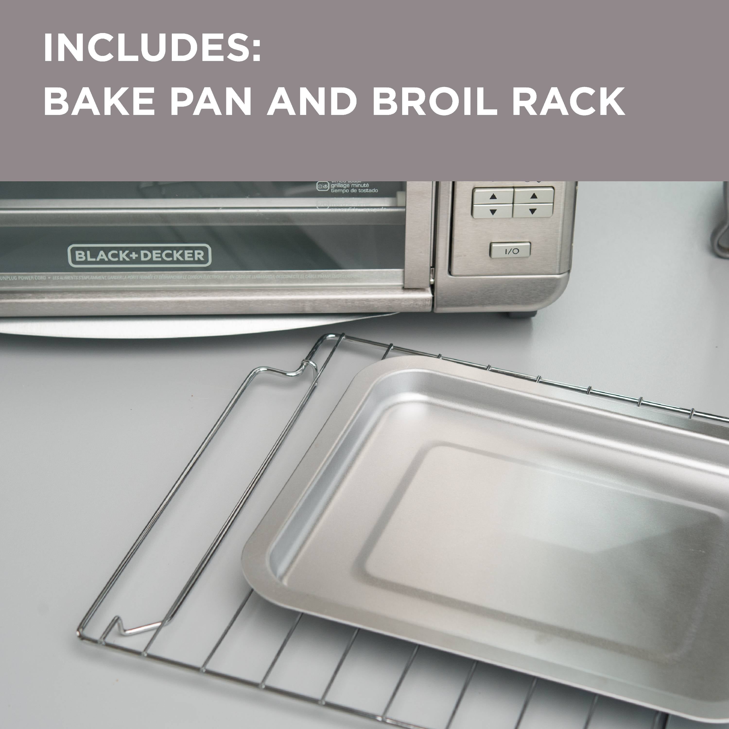 BLACK+DECKER 6-Slice Digital Convection Toaster Oven #LX4121
