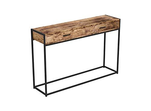 Safdie & Co. Console  Table, Brown Reclaimed Wood PC217